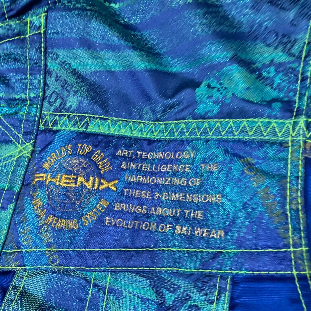 PHENIX ヴィンテージ スキー ウェア セットアップ 金刺繍　ラメ　レトロ