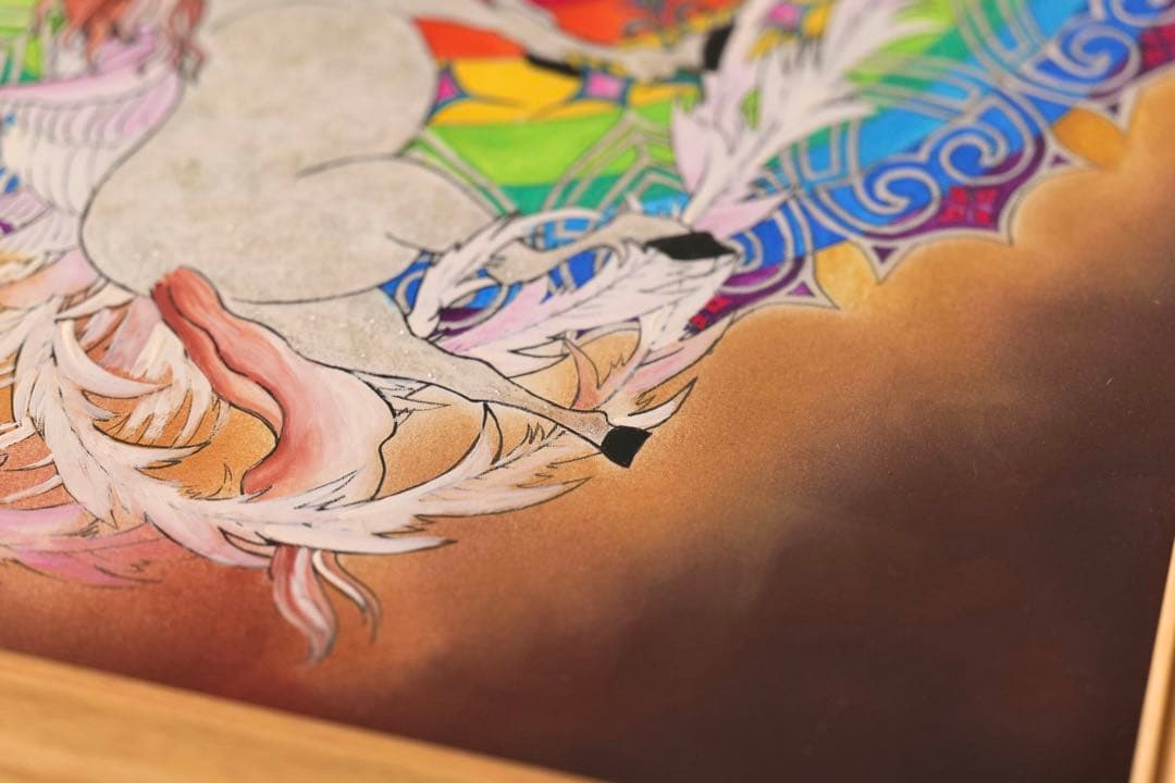 【風水画】命〜神馬とマントラ〜