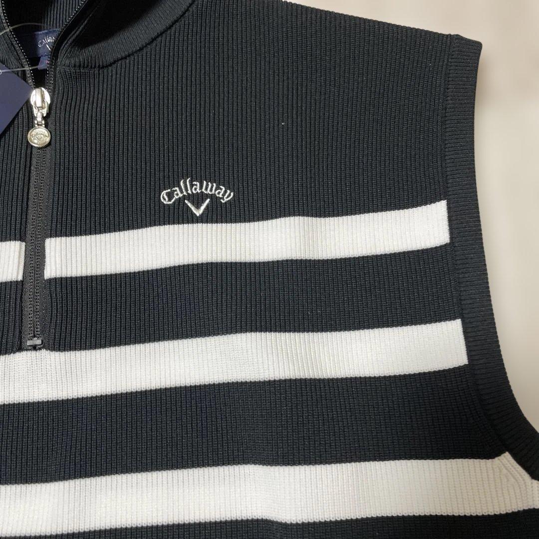 キャロウェイ(Callaway) ゴルフウェア ニットベスト ハーフジップニット