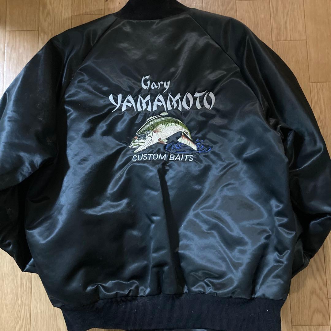ゲーリーヤマモト90sUSA製スタジャンビンテージ黒M