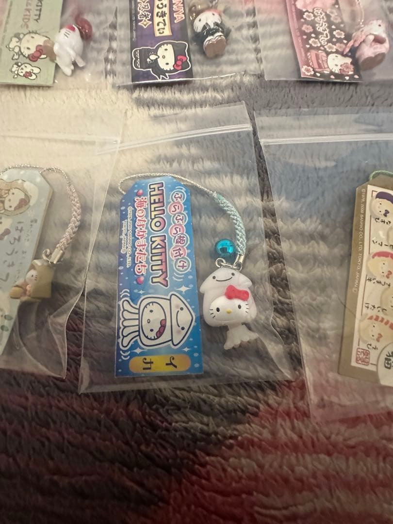 ハローキティ ストラップ 10個セット W3