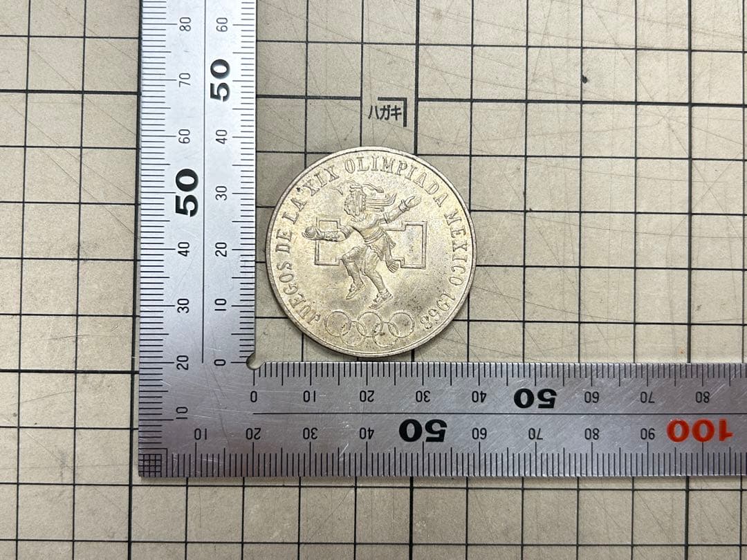 1968年メキシコオリンピック大会記念メダル　銀メダル　720 記念品