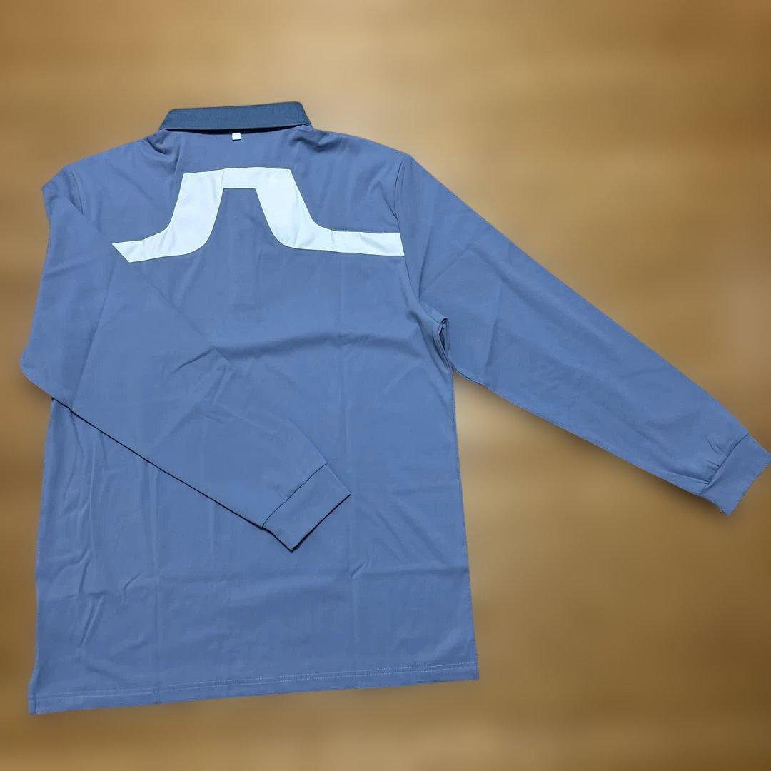 ☆新品☆J.Lindeberg ジェイリンドバーグ　グレー 長袖ポロシャツXXL