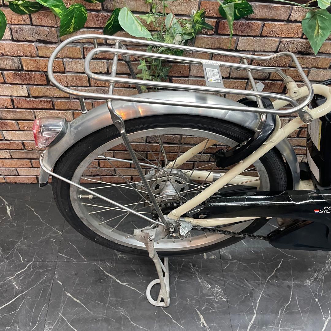 【17】電動自転車 YAMAHA PAS SION クリーム 20インチ