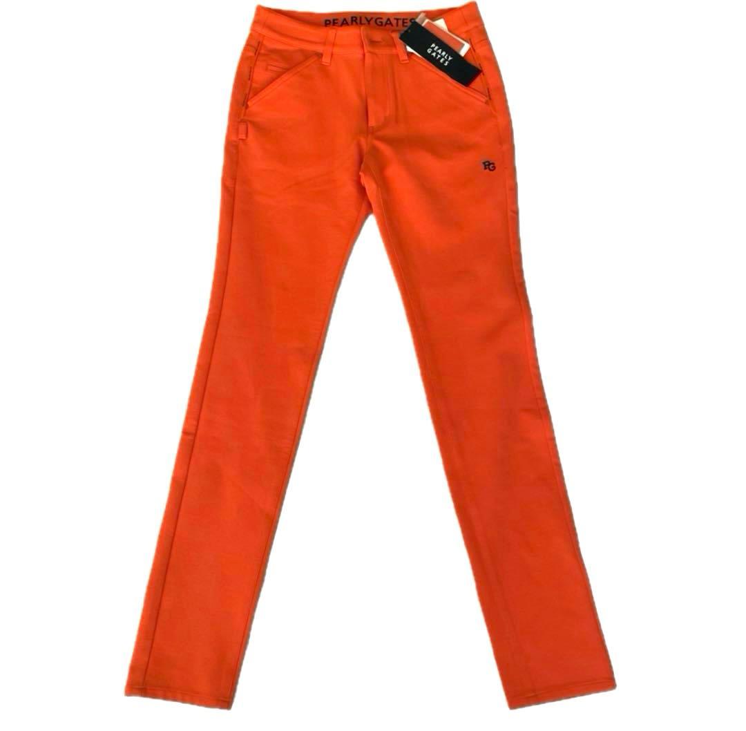 パーリーゲイツ【新品タグ付】ロングパンツ　オレンジ size1