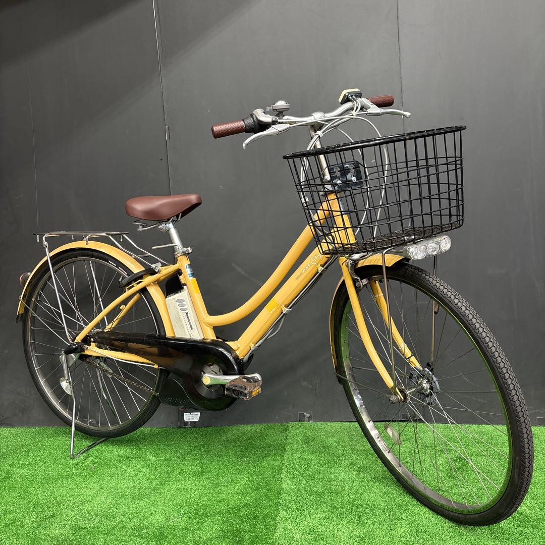 電動自転車 YAMAHA PAS city-F オレンジ　36★