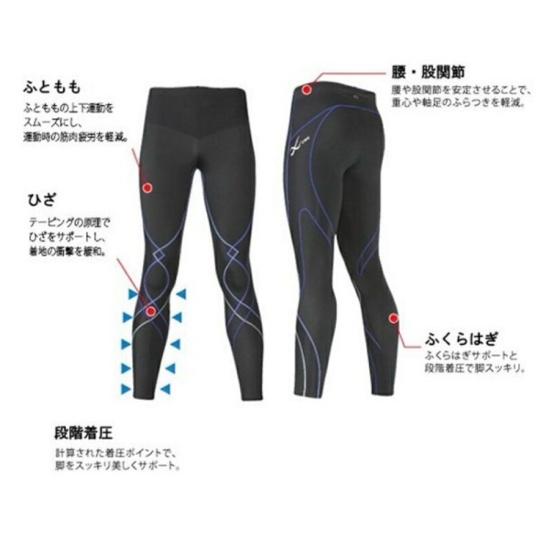 ほぼ未使用 CW-X スポーツタイツ 段階着圧機能 スタビライクスモデル M