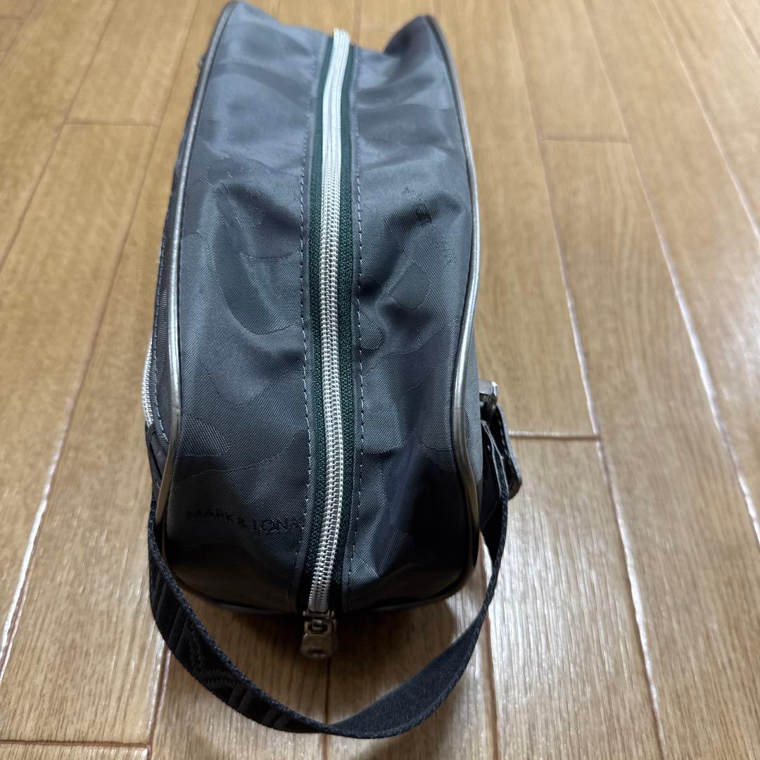 迷彩デザイン ポーチ ダブルジッパー