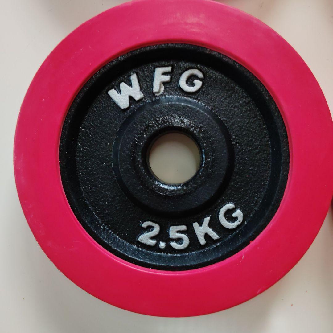 WFG ダンベルプレート 2.5kg×4枚 1.25kg×2枚 10キロ✕2