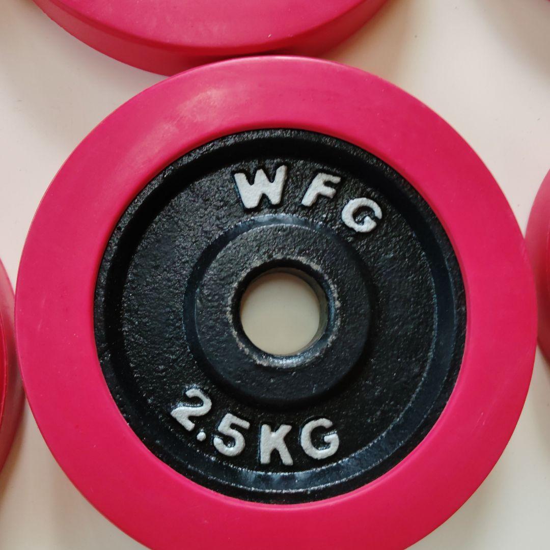 WFG ダンベルプレート 2.5kg×4枚 1.25kg×2枚 10キロ✕2