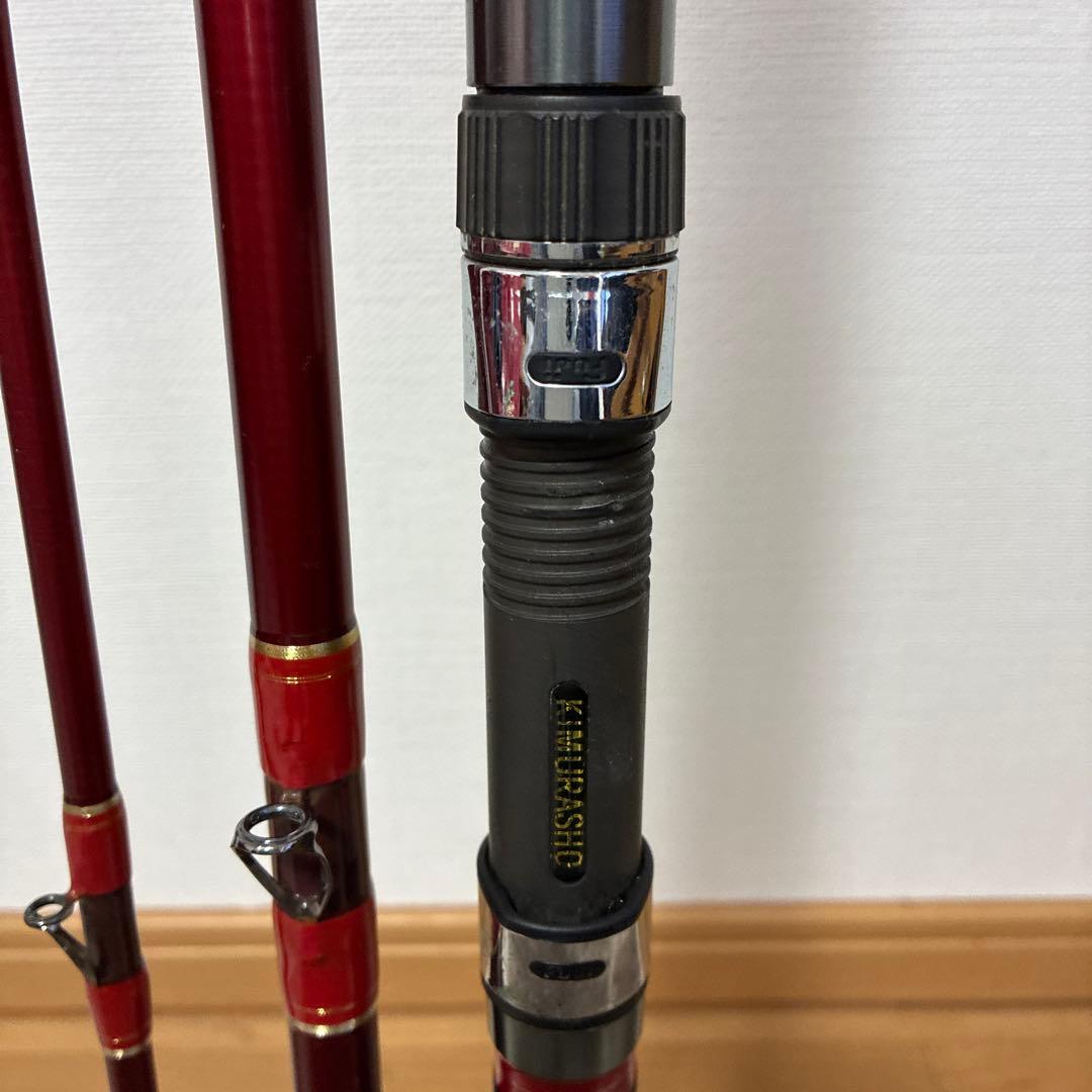 KING 540M 磯竿 レッド石鯛