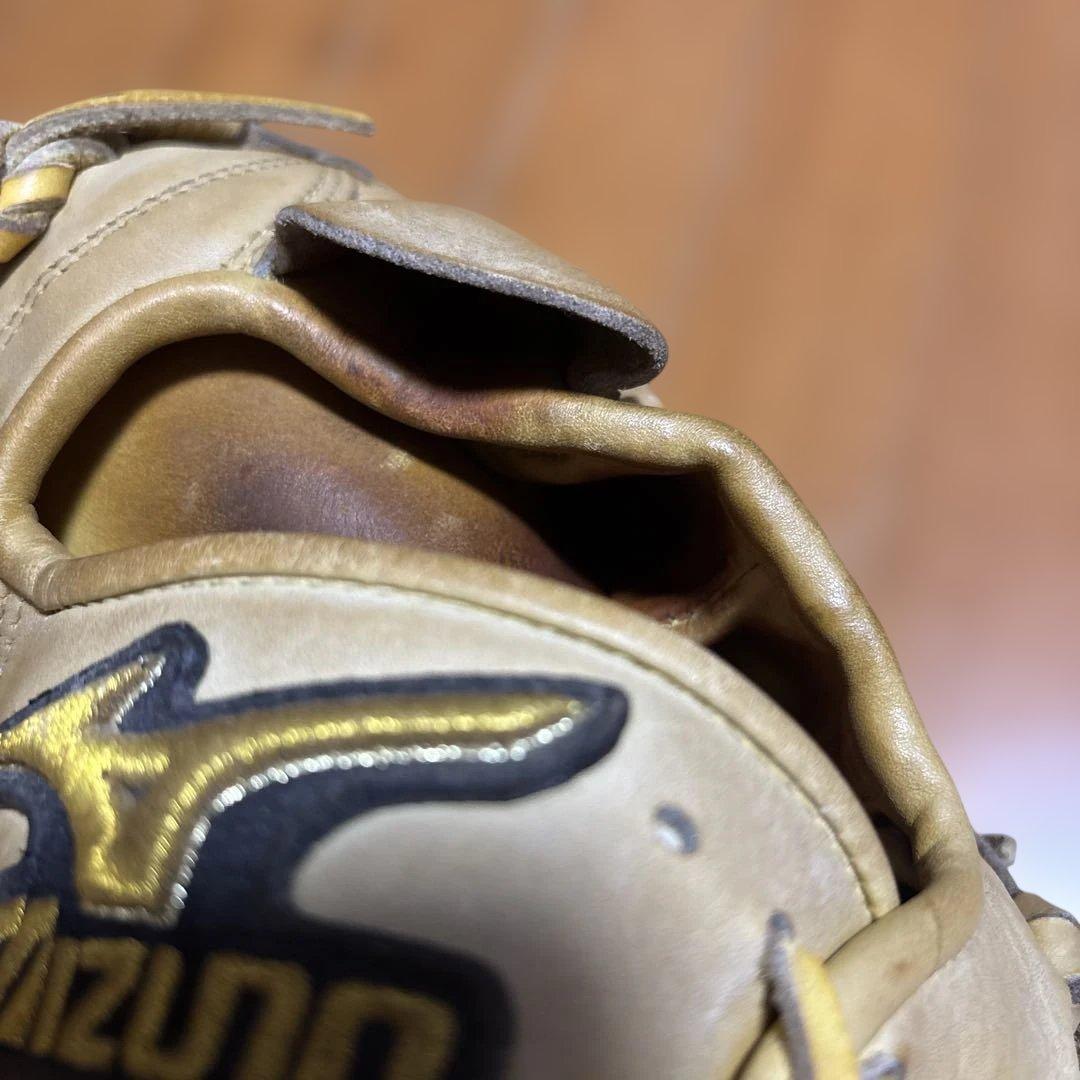 Mizuno プロモデル 硬式グローブ 左　ベージュ