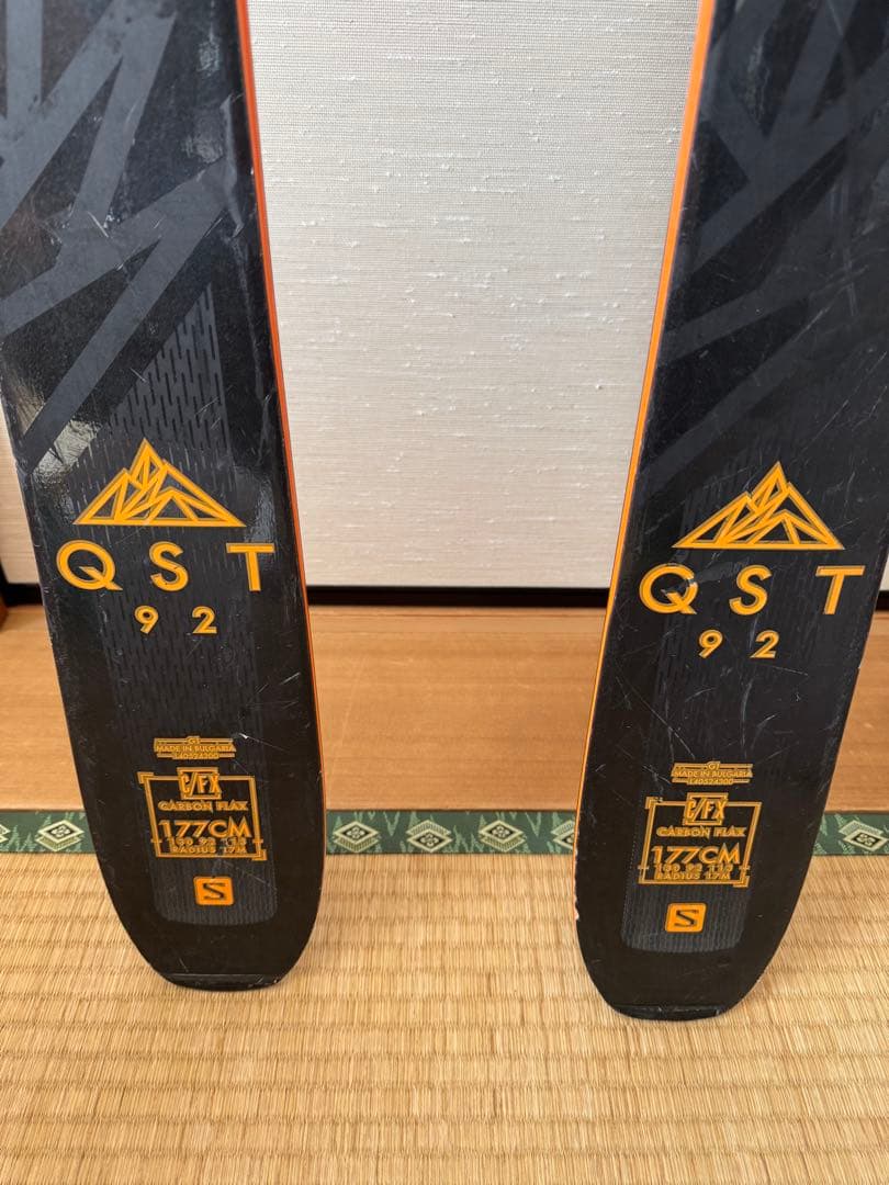 スキー SALOMON QST92 177cm + MARKER SQUIRE ID