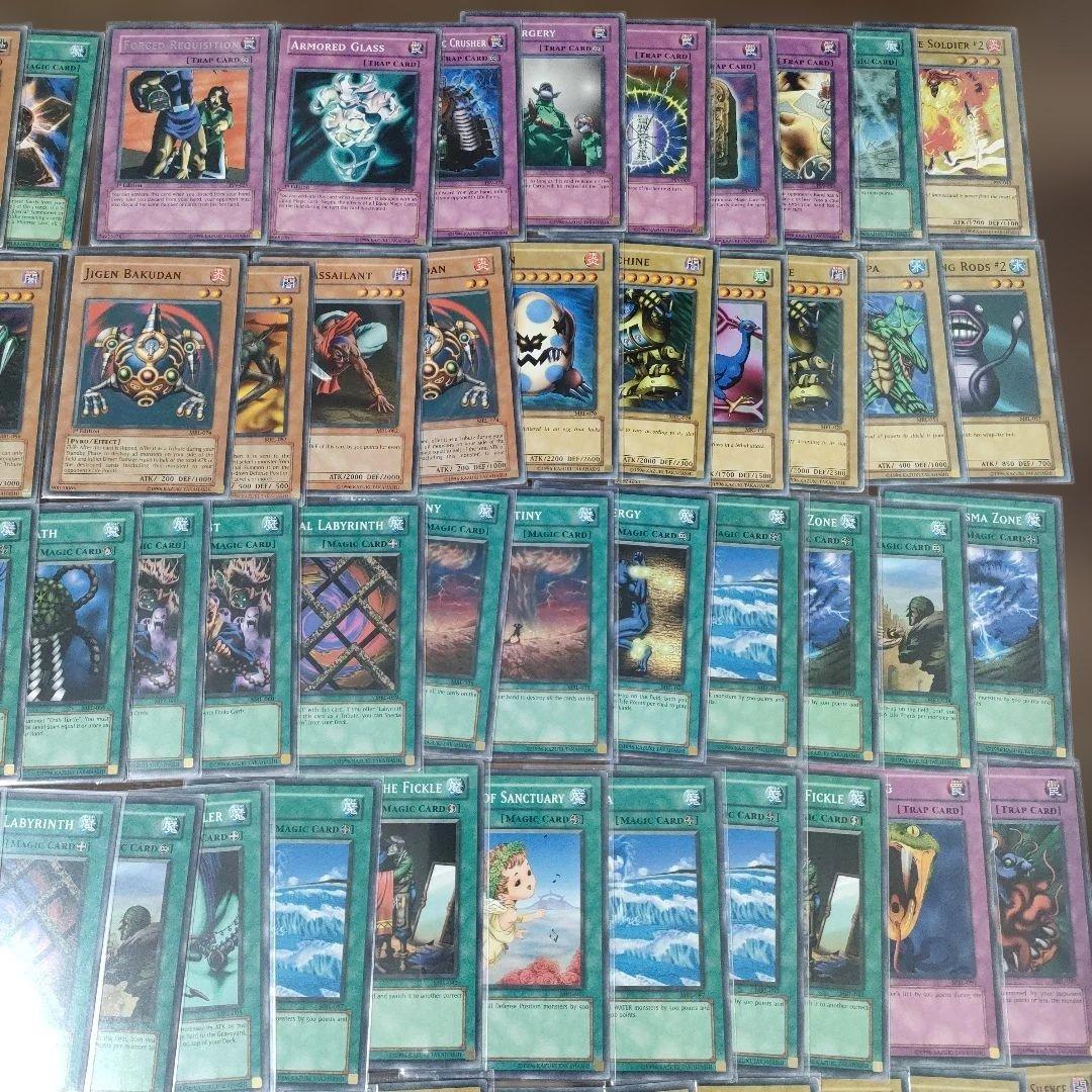 遊戯王　旧アジア版　初期1stED　初版金シール　105枚　LOB-LON