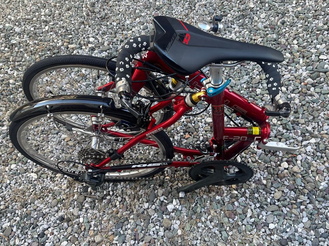KHS F-20RC Tiagra 2×10s 折りたたみ自転車 レッド
