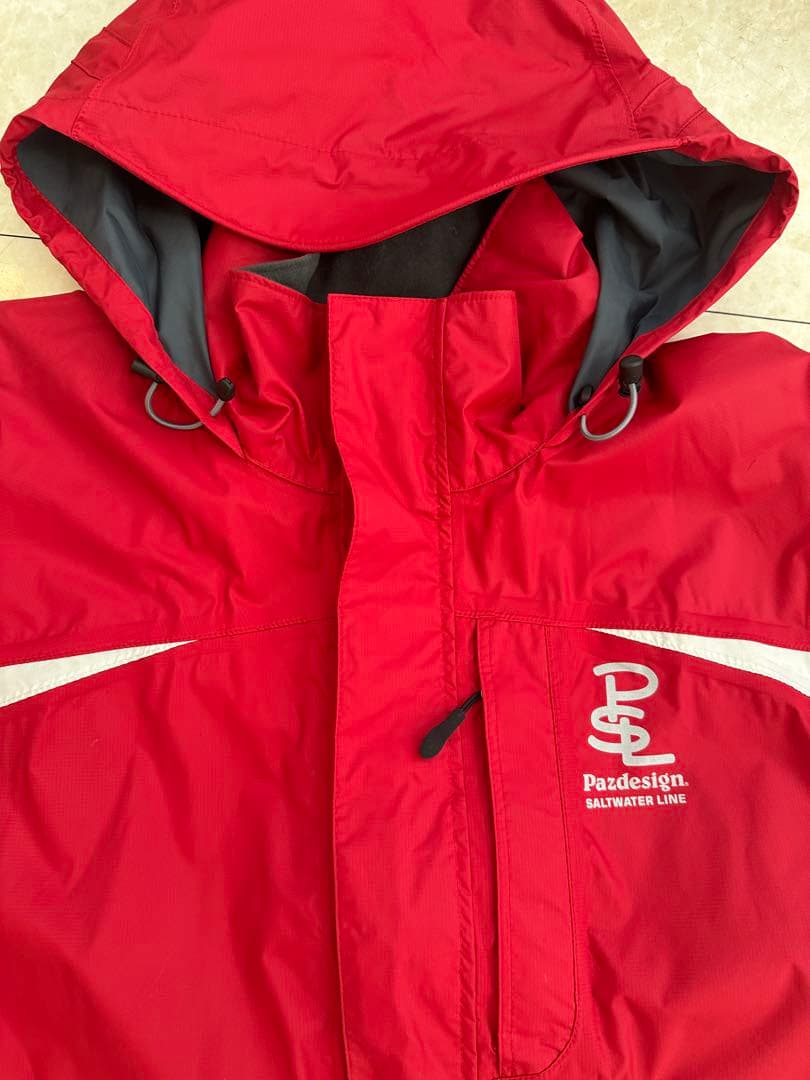 Pazdesign フィッシングスーツ(上下セット　レインウェア　Lサイズ