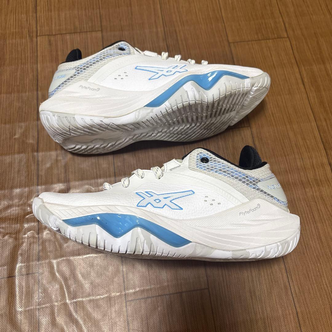 シューズ(女性用) ASICS NOVA SURGE LOW White/Waterscape