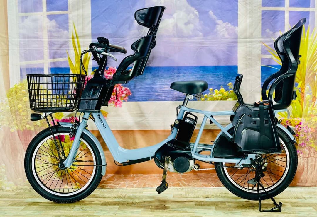 王様ギュットアニーズ⭐️16AHパナソニック子供乗せ電動アシスト自転車Y2752