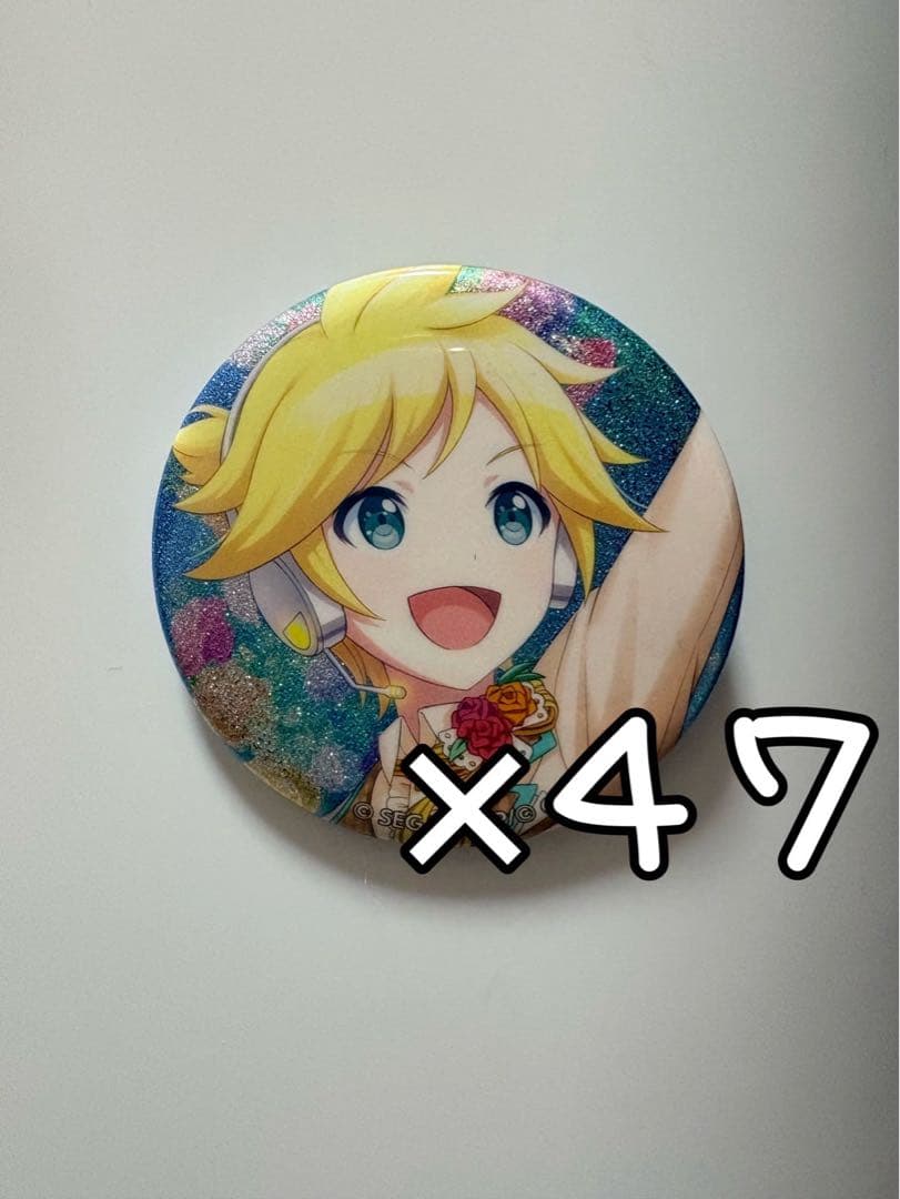 プロセカ 鏡音レン グリッター缶バッジ まとめ売り