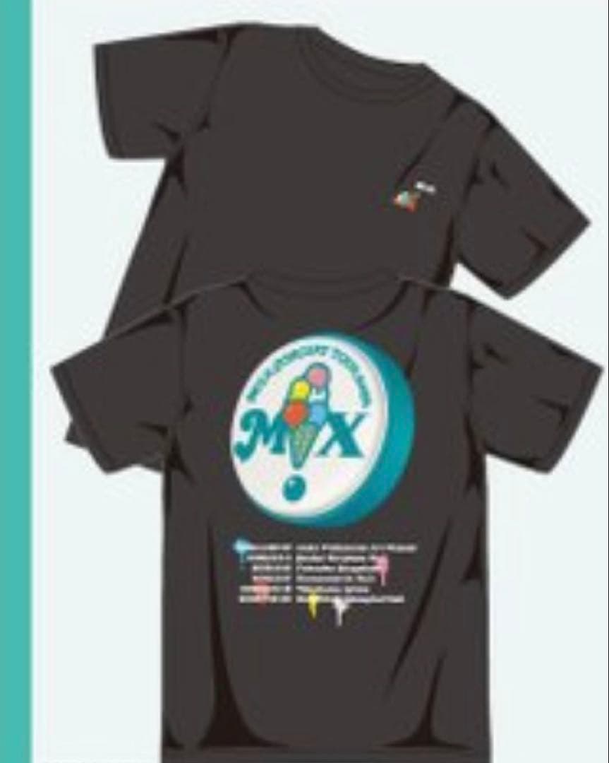 【新品未開封品】M!LK MIX Tシャツ(半袖) 黒 L