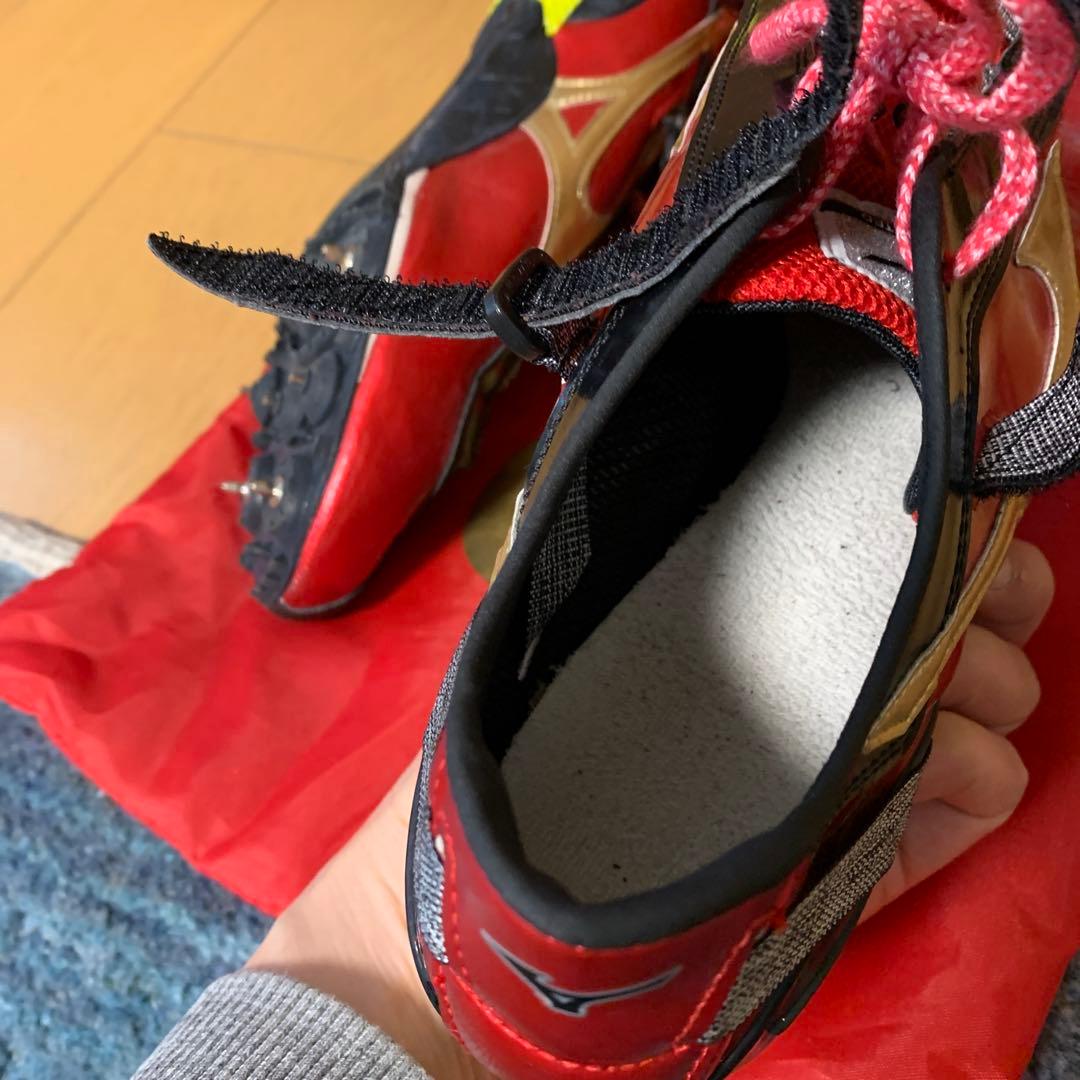 Mizuno 陸上　スパイクシューズ レッド【28.0センチ】