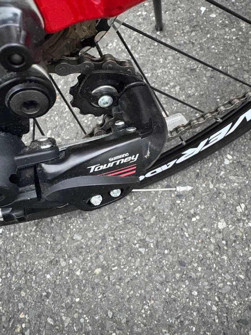CANNONDALE レッド ロードバイク 700C