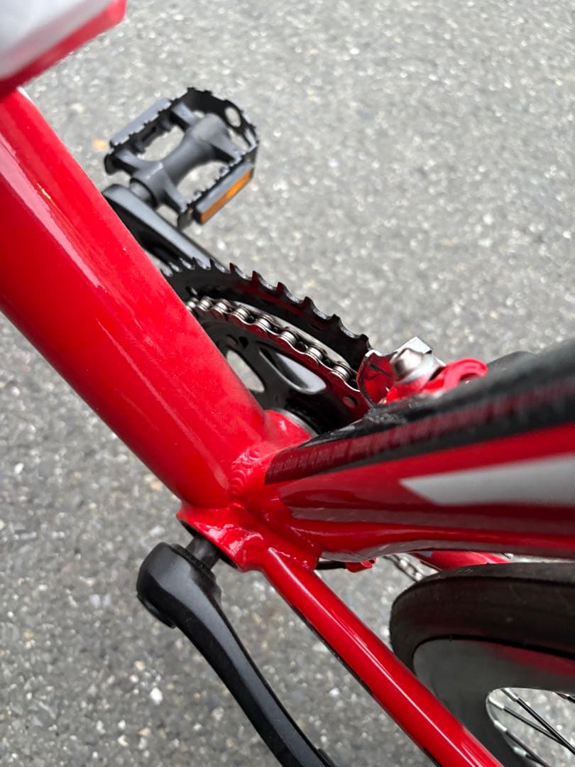 CANNONDALE レッド ロードバイク 700C