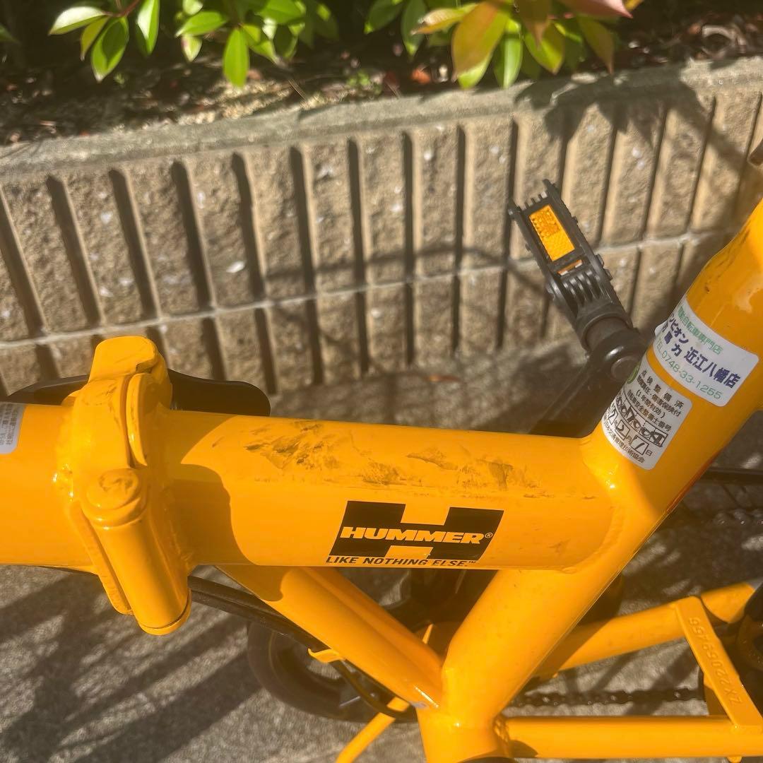 値下げ⭕️美品！<HUMMER> ハマー 折りたたみ自転車