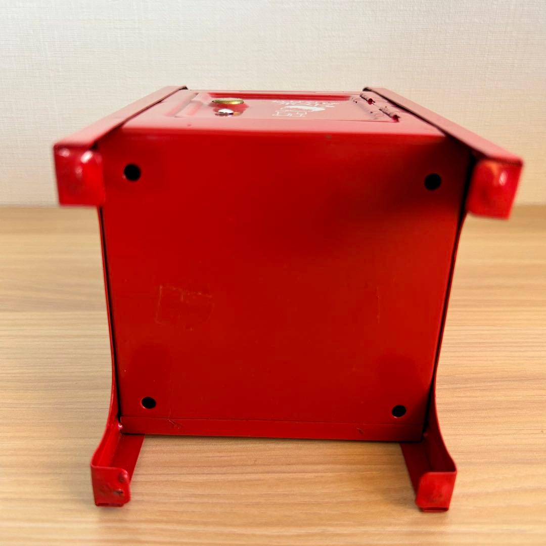 【未使用】学研　知育ずかん　なぜなぜポスト　貯金箱　レトロ
