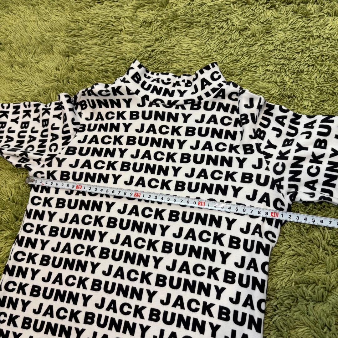 JACK BUNNN‼︎ ジャックバニー 長袖モックネックシャツ 総柄 サイズ0