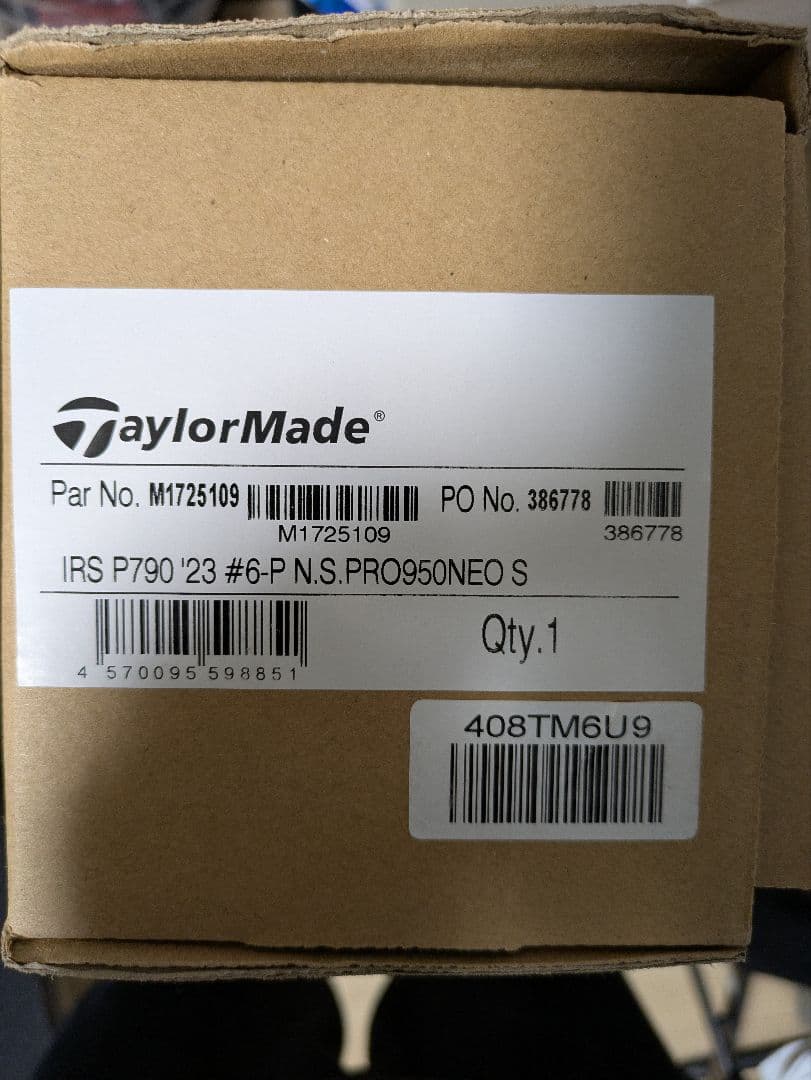 TaylorMade P790アイアン2023年 6-9 P