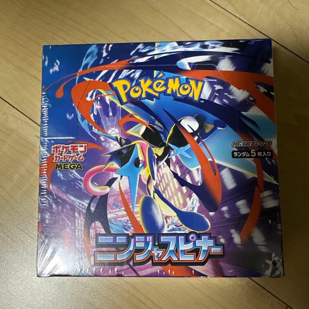 ポケモンカードMEGAニンジャスピナー 1BOX《新品未開封シュリンク付き》