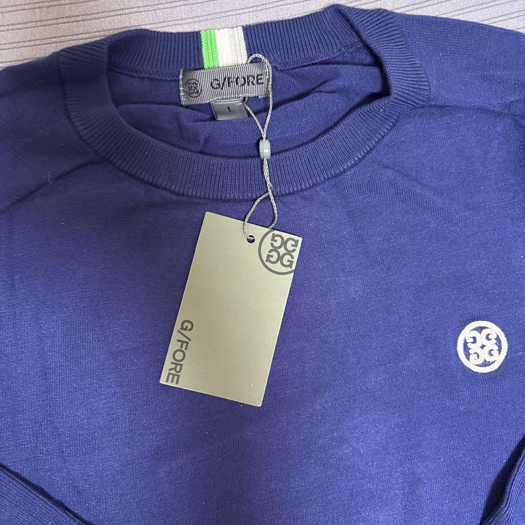 G/FORE ネイビー 長袖セーター 新品 ジーフォア　M、Lサイズ