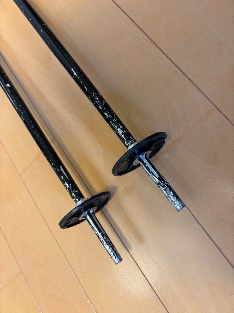 スキー板120 / ビンディング / ストック90　セット