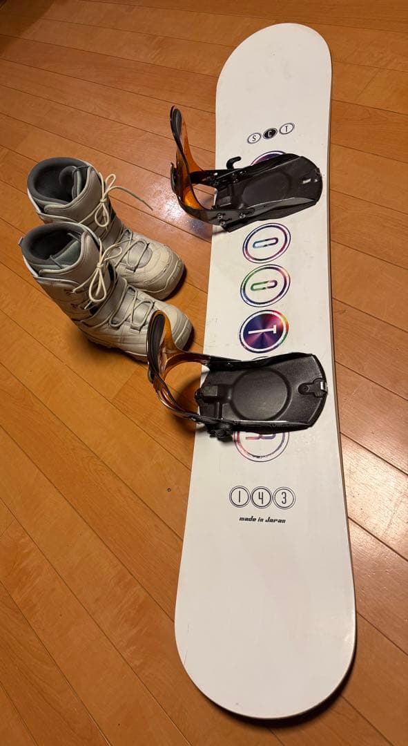 【札幌市直接受渡し】スノーボード３点セット　ステップイン