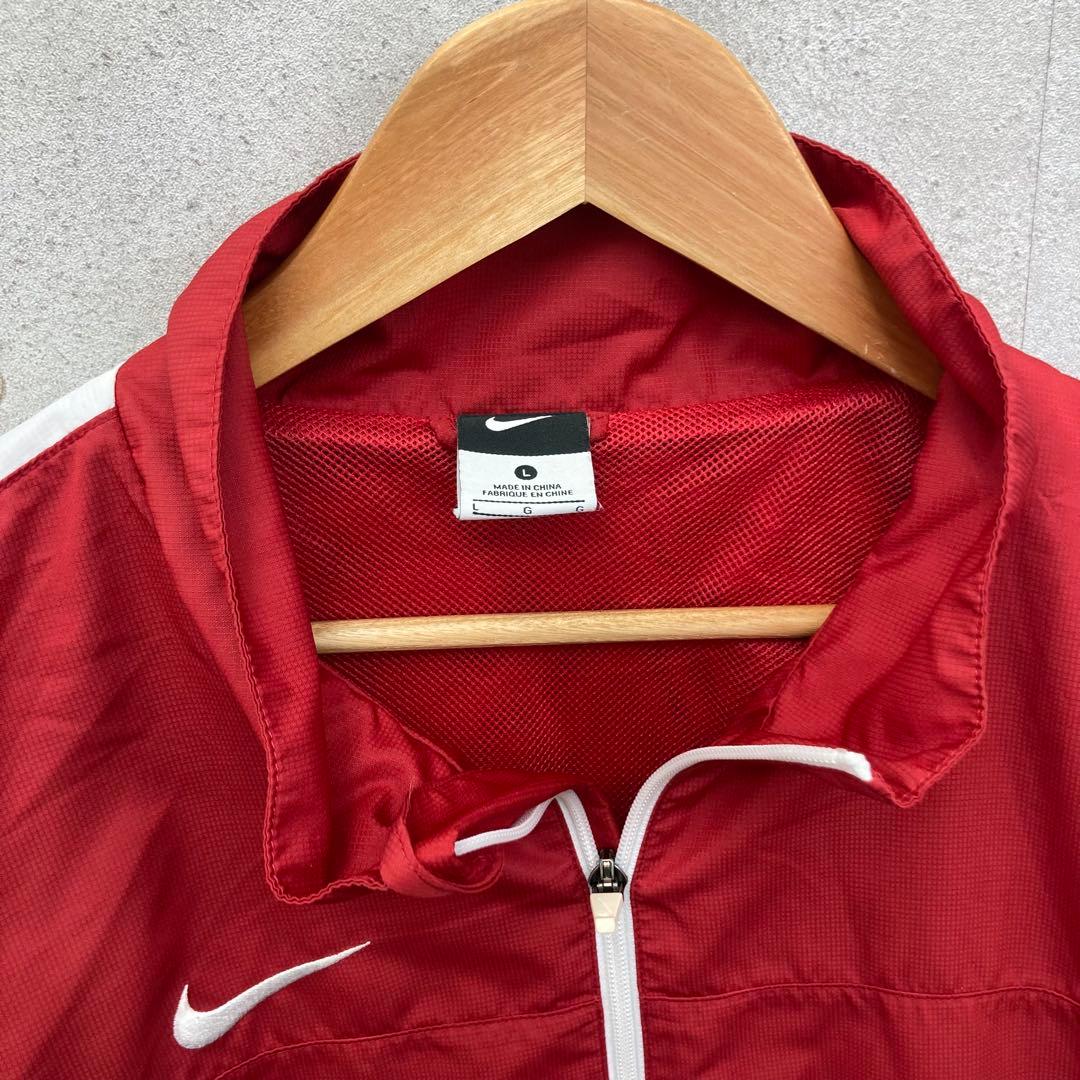 NIKE ナイキ ナイロン ウィンドブレーカー セットアップ 赤