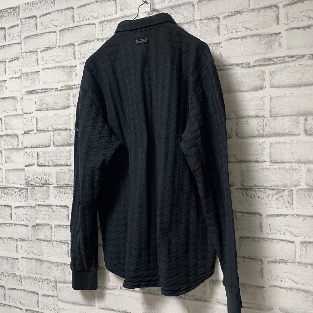 美品！ St ANDREWS ブラック ポロシャツ 長袖 ゴルフウェア