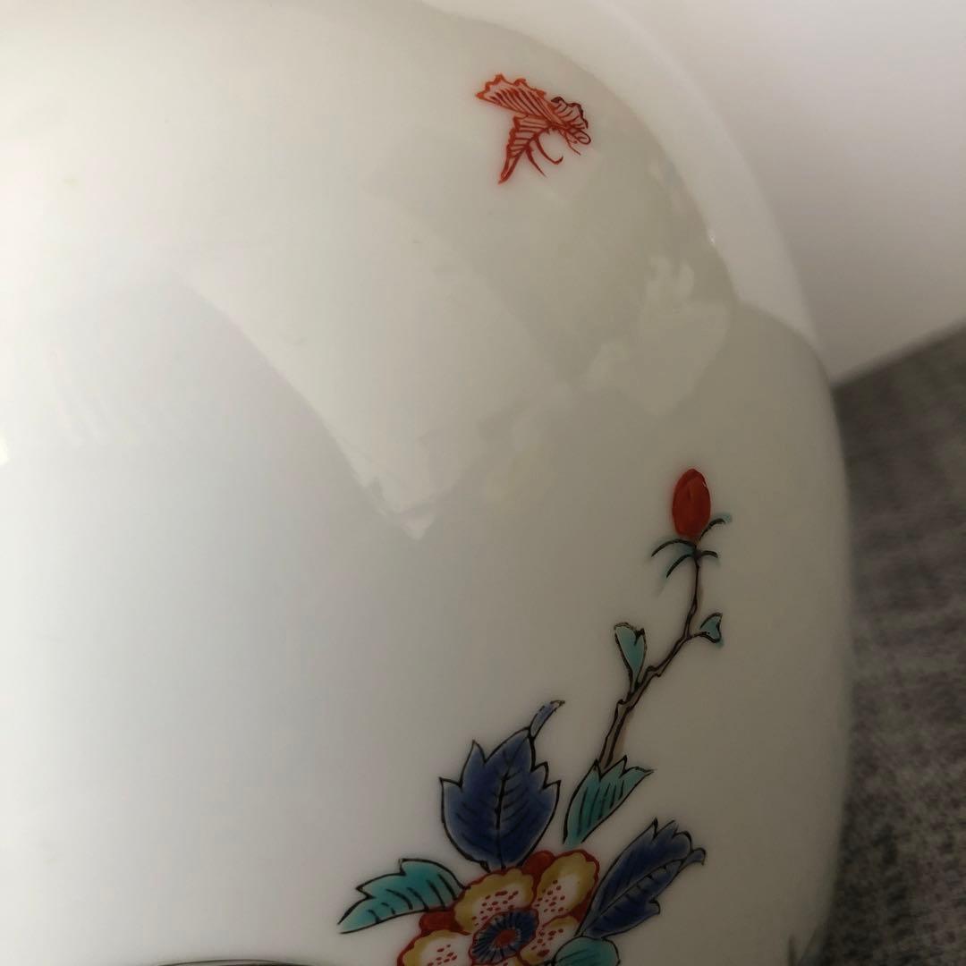 二重渦福　角福　花瓶　柿右衛門