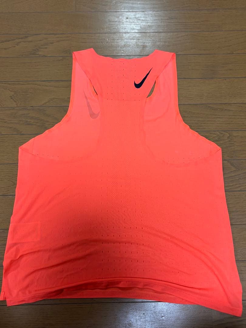 ナイキエアロスイフト　シングレット メンズ　Lサイズ オレンジ
