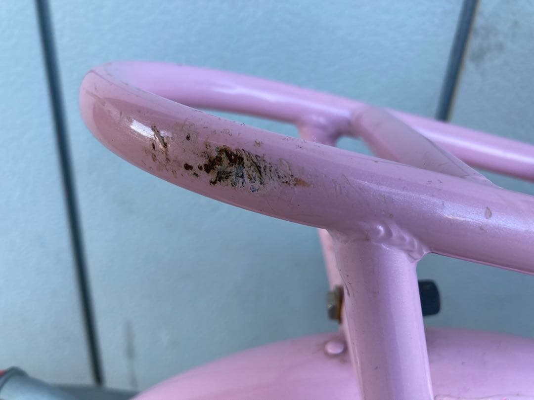 子供用自転車 16インチ ピンク 補助輪つき【引き取り限定】