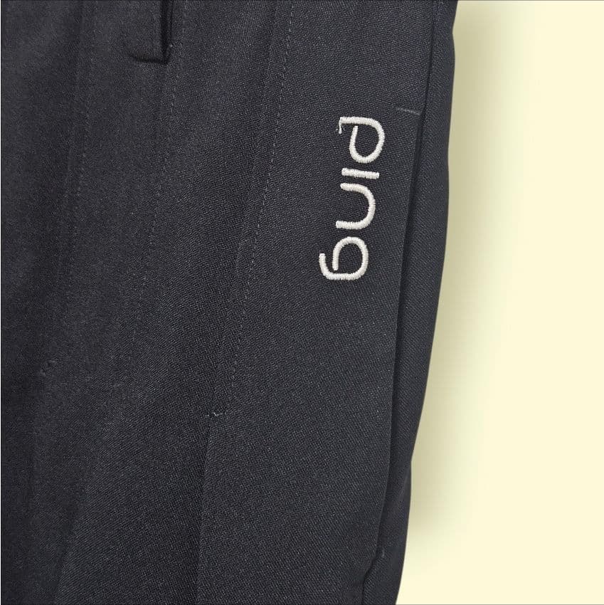 美品 PING レディース プリーツ スカート 紺 S ゴルフ