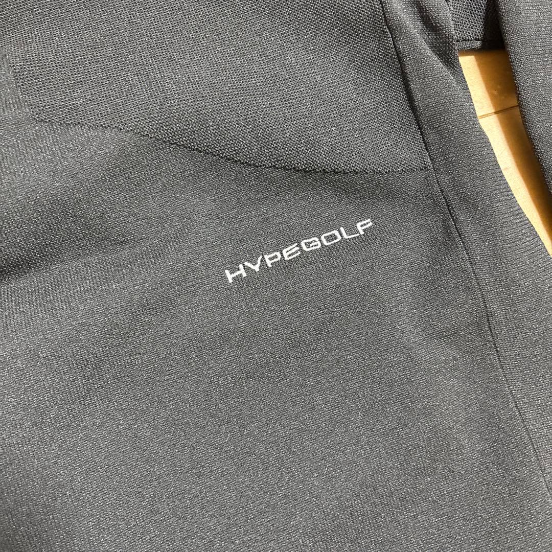 HYPEGOLFフルジップニットジャケット ブラック　L 定価36,300円