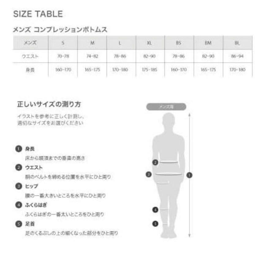 【美品】C3fit フォーカスサポートロングタイツ 着圧 腰 太もも 膝メンズＭ