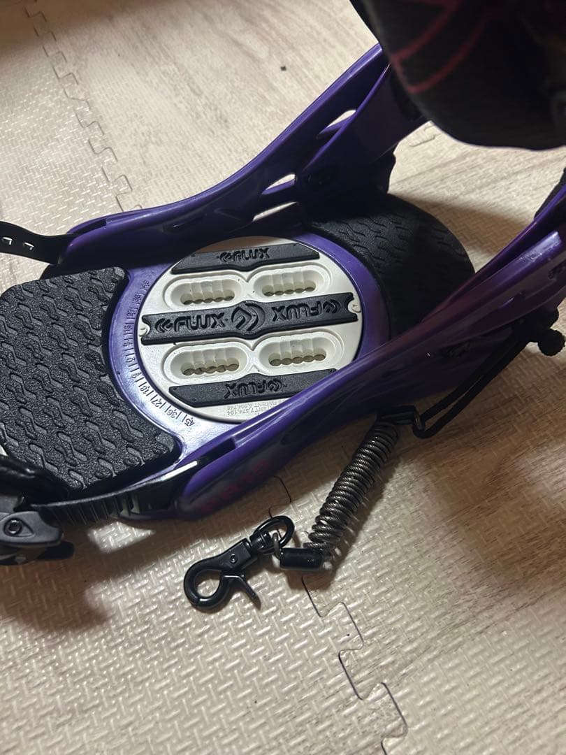 FLUX スノーボード ビンディング 紫　M