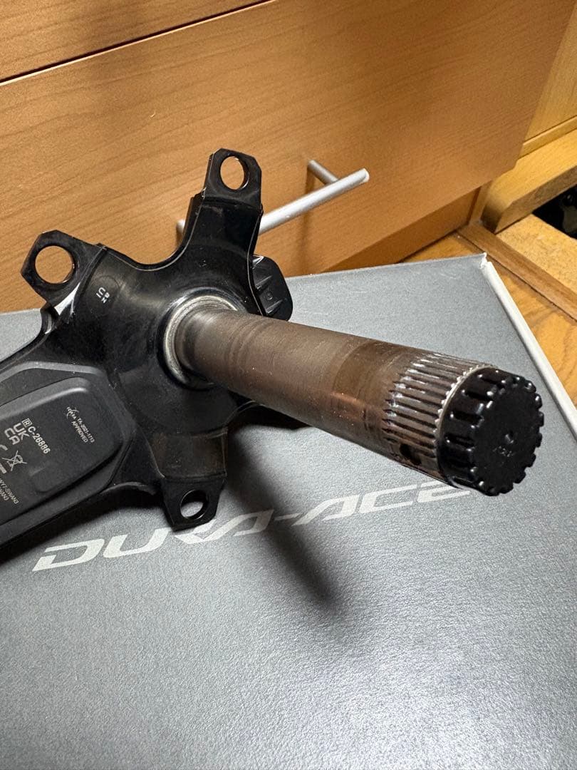 SHIMANO FC-R9200P 165mm パワメ機能ジャンク