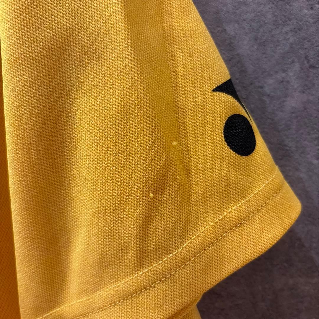 YONEX トナミ ヒョウ柄 Tシャツ M 黄色　トナミ 運輸