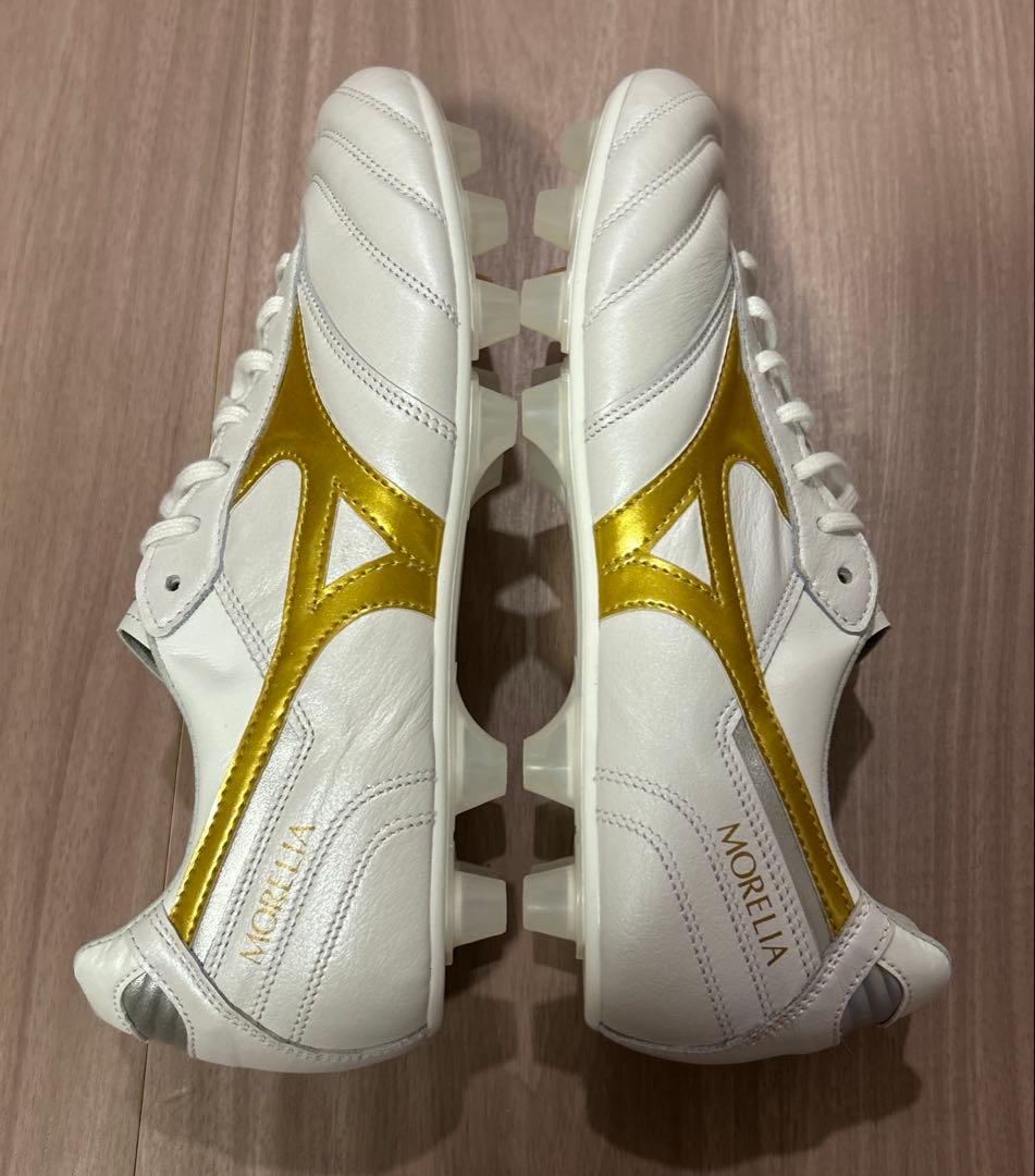 【新品未使用】MIZUNO MORELIA Ⅱ JAPAN ミズノモレリア 白金