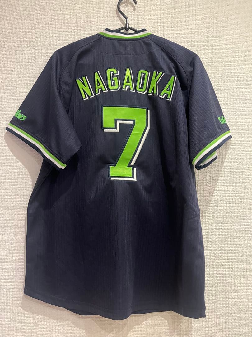東京ヤクルトスワローズ 長岡秀樹 ビジター ユニフォーム M