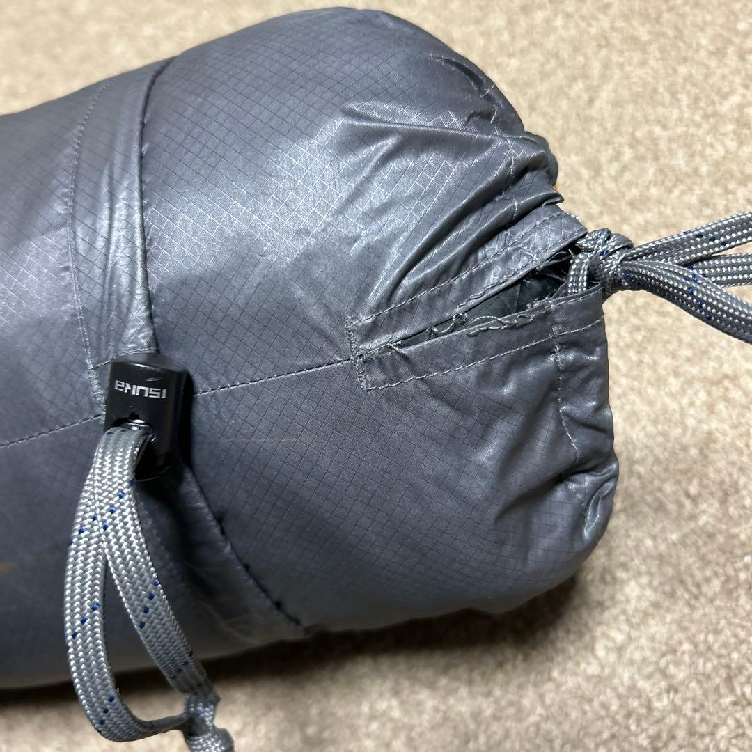 イスカ ISUKA アルファライト500X 寝袋 シュラフ 美品 専用袋あり