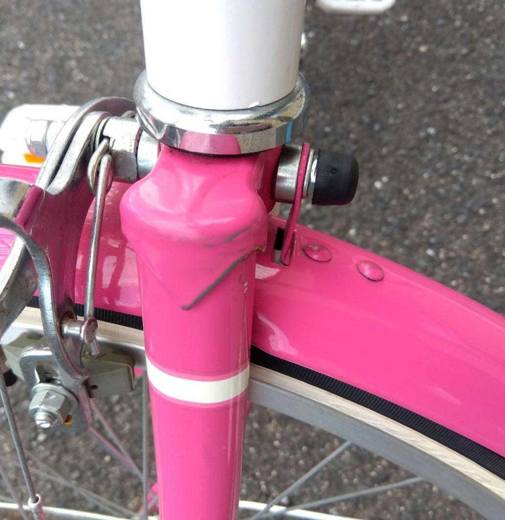 子供用自転車 ホワイト/ピンク 22インチ　手渡し限定！！滋賀県